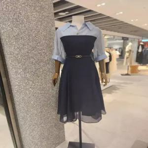 [국내백화점] 지고트 JR8E0OP133[셔츠 배색 A라인 원피스] [인기상품] 선물추천