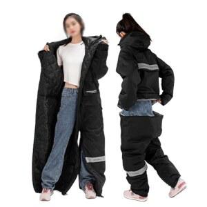 오토바이 라이더 일체형 우주복 방한복 배달 겨울 작업복