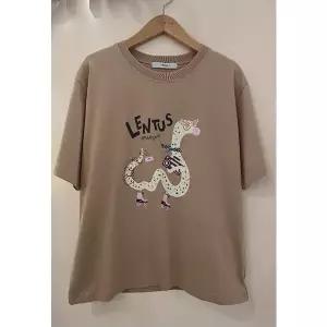 [파프리카](광주신세계)루미앤플로프린트 반팔 티셔츠 LK2TS403J