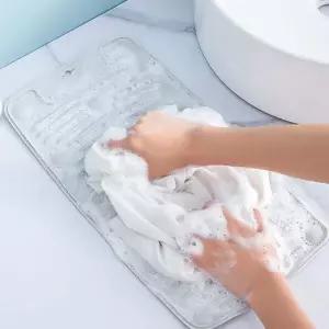 흡착 NSQ742N6 고정 속옷 양말 세탁 손 빨래 미니 실리콘 판