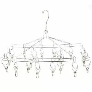 스텐 AGW561I8 빨래집게 건조대 사각20P 라이너 양말 속옷걸이