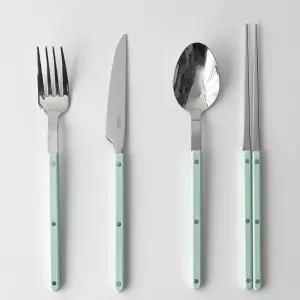 소소낫 샤블랑 커트러리 양식 한식 수저 세트 민트 BNA