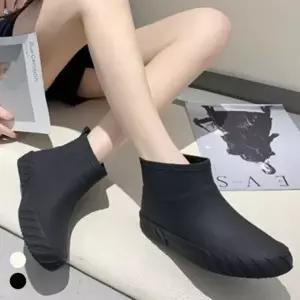 여성 숏 레인부츠 장화 여자