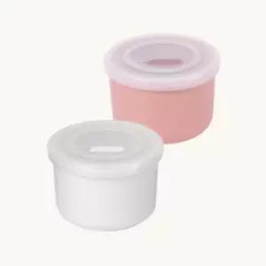 블루마마 초기 이유식 반찬 도자기 밀폐 보관 용기 X2 BNA