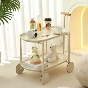 미드센츄리모던 트롤리 티테이블 선반 사이드테이블 빈티지