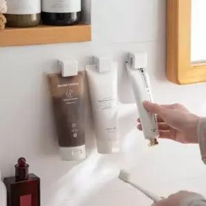 튜브 치약 홀더클립 5p 욕실 부착식 치약걸이