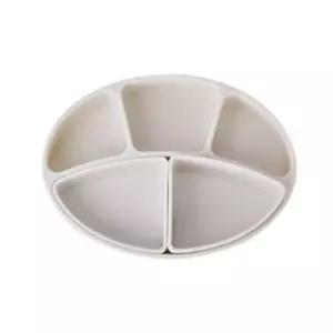 블루마마 유아 분리형 실리콘 식판 흡착 토핑 크림 BNA