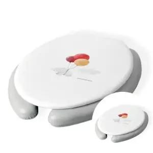 삼정 엘리펀트 변기커버 중형 U형 쿠션방수 충격흡수