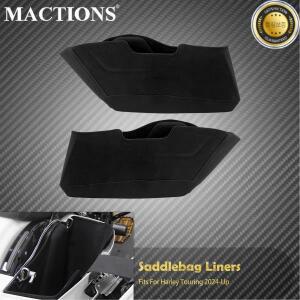 오토바이 프리미엄 새들백 라이너 장착형 블랙 (할리 투어링 로드 스트리트 글라이드 FLHX 2024년식 이후)