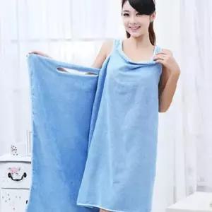 블루 샤워 가운 원피스형