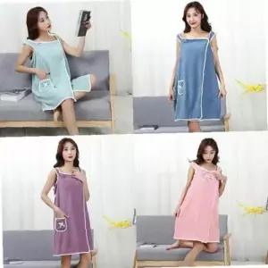 수영 목욕 샤워 타올 가운 원피스