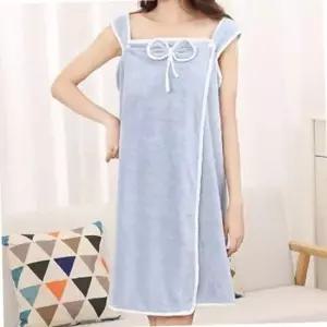 여성 극세사 벨벳 캐주얼 원피스 샤워가운 비치타올