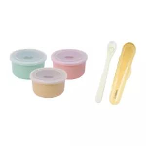 블루마마 유아식기 이유식 스푼 도자기 밀폐 보관용기 BNA