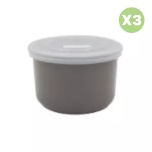 블루마마 유아식기 휴대용 도자기 밀폐용기 400mlX3 BNA