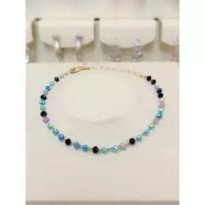 [하프클럽/] 세이브존03 스카이블루블랙 브라스팔찌 AFASSS1553