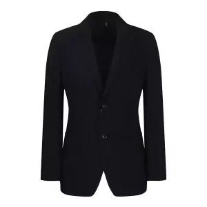 지이크 Change of season 간절기 시즌 울 와플 패턴 네이비 컬러 캐주얼 자켓PJEAH40012309041