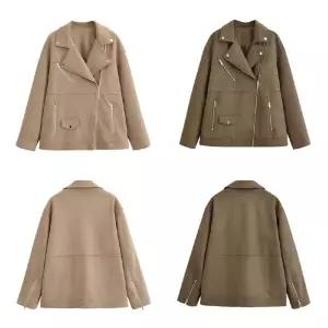 가을겨울 집업 야구 세무 점퍼 재킷 코트 여성패션 터틀넥 DL4