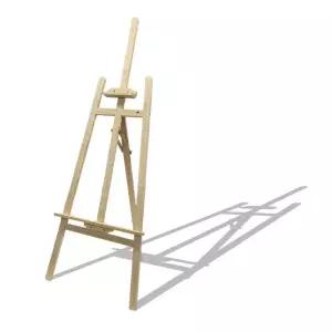 프리미엄 우드 접이식 이젤 전시회 박람회 회화 수업 원목 받침대