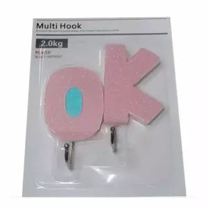 아이센 TDX419T9 벽 후크 고리 옷걸이 모자 마스크 걸이 2P