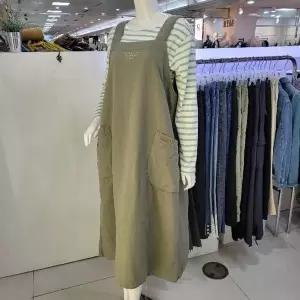 [더스토아] DP01 로고 나염 멜빵 원피스 T25nhc109n005_P411466990