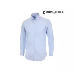[Roberta di Camerino] RP13532 솔리드 슬림핏 긴소매 셔츠_P409408865