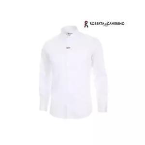 [Roberta di Camerino] RP14511 솔리드 테이핑 슬림핏 긴소매 셔츠_P409408863