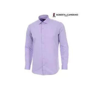 [Roberta di Camerino] RM33524 모달 스판 슬림핏 바이올렛 셔츠_P409408936