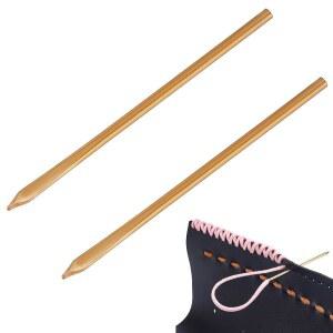 핸드메이커 황동 재봉 가죽 바늘, 공예용 2.2인치 길이 점보 신발 레이스 재봉용 수동 끈 도구 DIY 직조 가방 제작