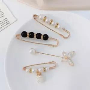 바지수선 간편수선 허리조절 셀프 줄이기 옷핀 진주 브로치