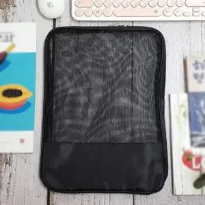 메쉬 A4 서류 가방 보관 망사백 철 파우치