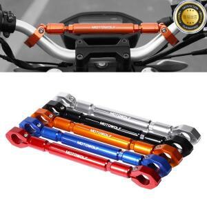 오토바이 밸런스 바 범용 22mm CNC 알루미늄 크로스바 강화 핸들 확장 레버 액세서리