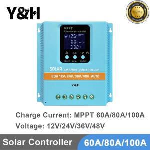 Y&H MPPT 태양열 충전기 컨트롤러 60A 100A LCD 디스플레이로 선택 가능 전지 패널 지능형 레귤레이터 용
