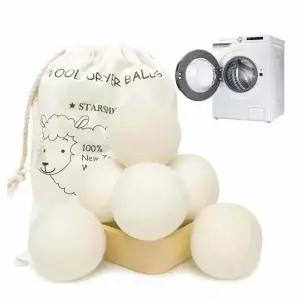 의류건조 ZKD305H8 양모볼 6개 양털 건조볼 먼지제거 구김방지