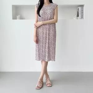 [반애] 아이스 냉주름 나시원피스 SD-250708