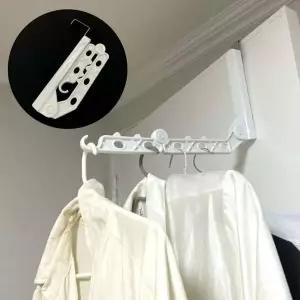 ZF YJZ133H2 접이식 빨래건조대 문걸이 화이트