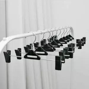 구김 NII688X7 걱정없는 바지 옷걸이 옷장정리 10p 블랙