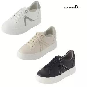 [하프클럽/] 세이브존03 여성 발등 밴드 키높이 스니커즈 LCWS86U426-SN