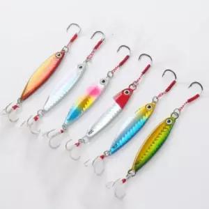 낚시 깃털 스커트 메탈지그 6p세트 DP60600