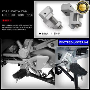 BMW R1200RT rt R 오토바이 라이더 발판 앞 페그 용 Footpeg 낮추기 키트