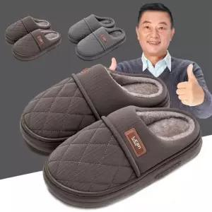 남성 방한용 실내외 슬리퍼
