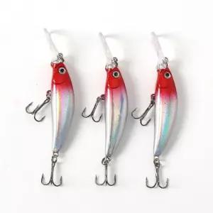 배스 쏘가리 꺽지 낚시 싱킹 미노우 루어 3p세트 S50