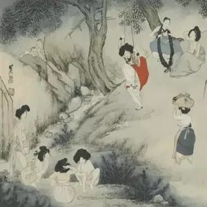 피포페인팅 Q1349 신윤복 단오풍정 diy명화그리기