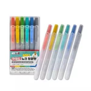[문구] ibis 9000 마일드 노크형광펜 소프트 12개입