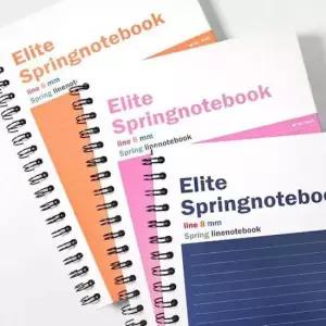 [문구] 하드커버 유선 스프링 노트 3P 학생 성인 연습장 공책