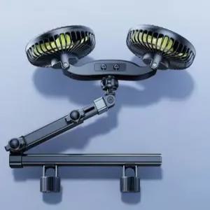 차량용 뒷좌석 선풍기 거치형 c타입 헤드레스트 충전 C타입