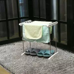 쿡투맘 MCK573T8 실내 건조대 1단 미니 양말 수건 빨래 걸이