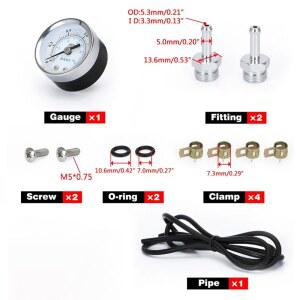 T2 범용 게이지 부스트 컨트롤러 1-150 PSI SR20DET SR 블랙