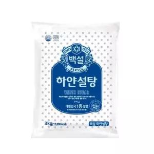 백설 하얀설탕 3kg x4봉