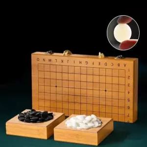 휴대용바둑판 세트 바둑알 접이식 바둑판 테이블 A
