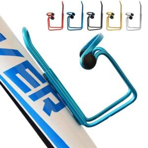 자전거 물병 홀더 랙 알루미늄 합금 케이지 산악 사이클링 액세서리 장착